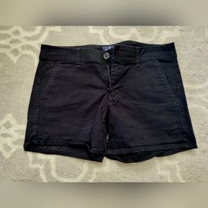 American Eagle Black Trouser Midi Shorts